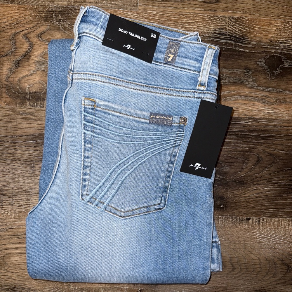 NWT 7 For All Mankind Dojo Tailorless Jeans 7FAMK